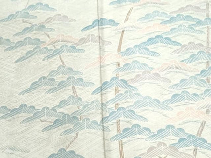 平和屋着物●訪問着　友禅　松　正絹　逸品　CABO0039yc