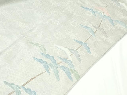 平和屋着物●訪問着　友禅　松　正絹　逸品　CABO0039yc