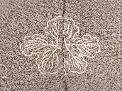 平和屋着物●訪問着　駒刺繍　菱菊唐草文　金彩　正絹　逸品　CABO0059yc