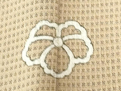 平和屋着物●訪問着　刺繍　地紙吉祥花唐草文　正絹　逸品　CABO0096yc