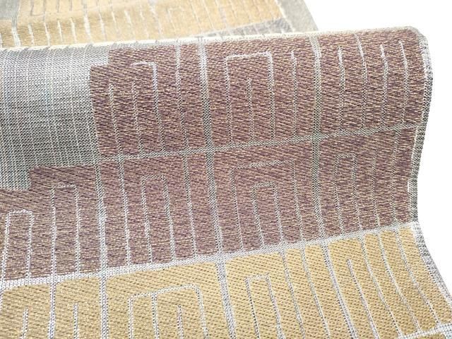 平和屋着物●六通柄袋帯　源氏香　正絹　逸品　CABO1655hy