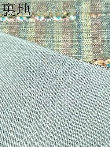 平和屋着物●太鼓柄袋帯　霞文　金糸　正絹　逸品　CABO1656hy