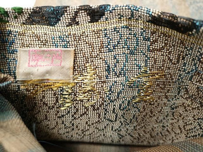 平和屋着物●両面　六通柄袋帯　幾何学文様　ゑり善扱い　正絹　逸品　CABO1678hy