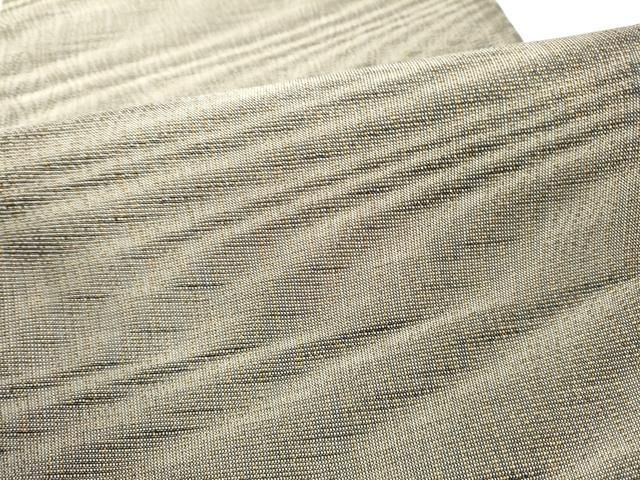 平和屋着物●両面　六通柄袋帯　斜線文　金糸　正絹　逸品　CABO1688hy