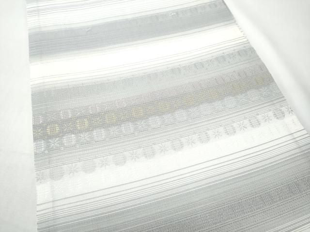 平和屋着物●両面　六通柄袋帯　牡丹唐草文　金糸　やまと誂製　逸品　CABO1692hy