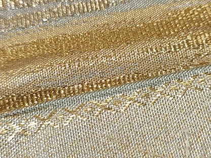 平和屋着物●西陣　織楽浅野　全通柄袋帯　霞文　金銀糸　正絹　逸品　CABO1693hy
