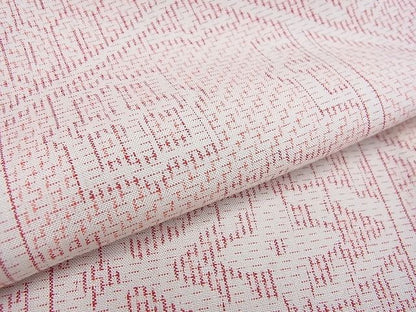 平和屋着物■上質な紬　亀甲花文　逸品　cf3077
