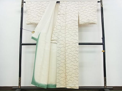 平和屋着物■付下げ　露芝文　逸品　cf4097