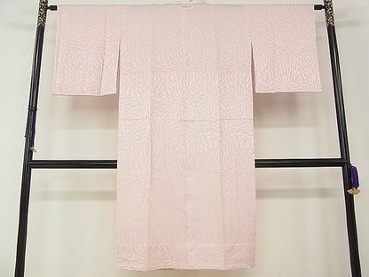 平和屋着物■上質な長襦袢　無双仕立て　菊地紋　逸品　cf4611