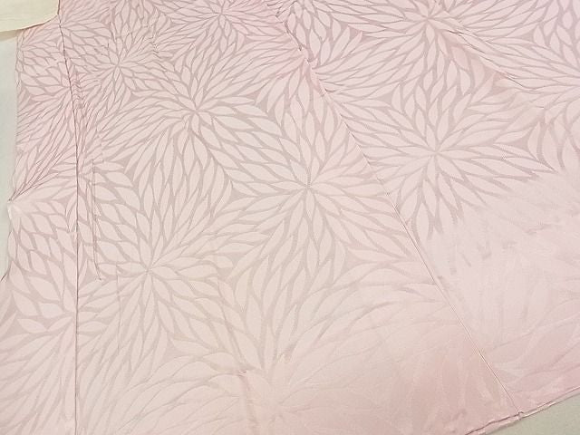 平和屋着物■上質な長襦袢　無双仕立て　菊地紋　逸品　cf4611