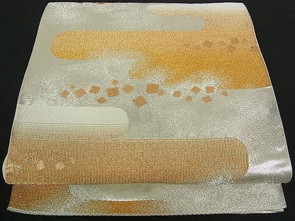 平和屋着物■六通柄袋帯 絵霞文 金銀糸 逸品 ch0627