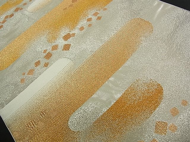 平和屋着物■六通柄袋帯 絵霞文 金銀糸 逸品 ch0627