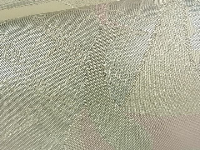 平和屋着物■六通柄袋帯 孔雀舞花文 銀糸 やまとオリジナル 逸品 ch0665