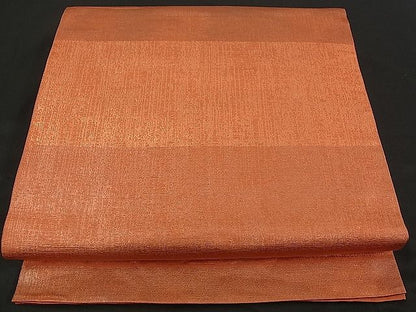 平和屋着物■六通柄 本袋帯 横段文 金糸 逸品 ch0979