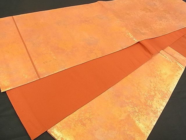 平和屋着物■六通柄袋帯　吉祥文　引箔　金銀彩　逸品　ch1019