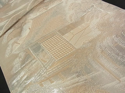 平和屋着物■六通柄袋帯 京洛錦 二重引箔 逸品 ch1030
