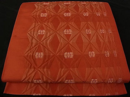 平和屋着物■六通柄袋帯 ふくれ織 吉祥文 逸品 ch1935