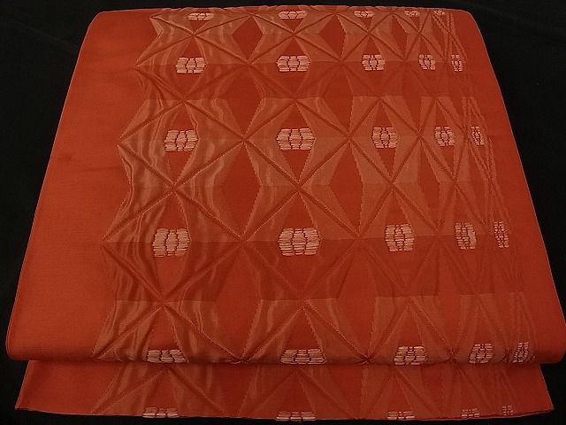 平和屋着物■六通柄袋帯 ふくれ織 吉祥文 逸品 ch1935