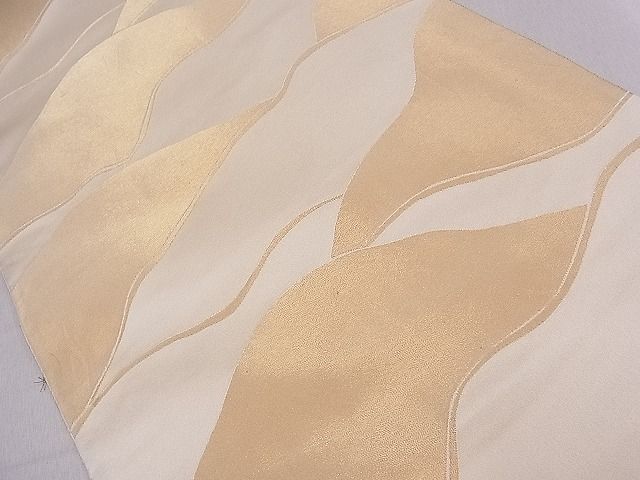 平和屋着物■両面 全通柄袋帯 遠山文 金糸 逸品 ch2909