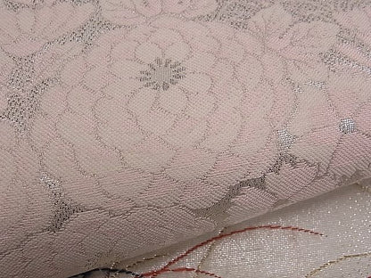 平和屋着物■六通柄袋帯 草花文 九百錦 金銀糸 逸品 ch2929