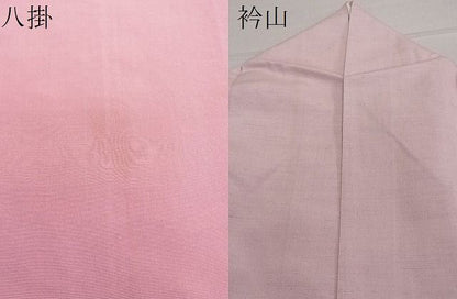平和屋着物■付下げ　紬地　舞蝶文　逸品　ch5152