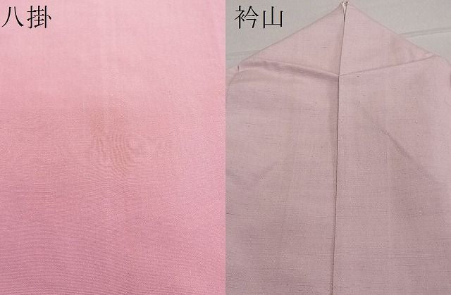 平和屋着物■付下げ　紬地　舞蝶文　逸品　ch5152