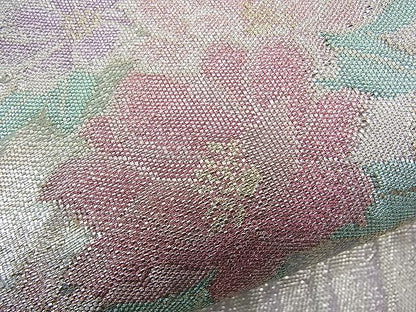 平和屋着物■六通柄袋帯 花鳥文 金銀彩 逸品 n-ck1041