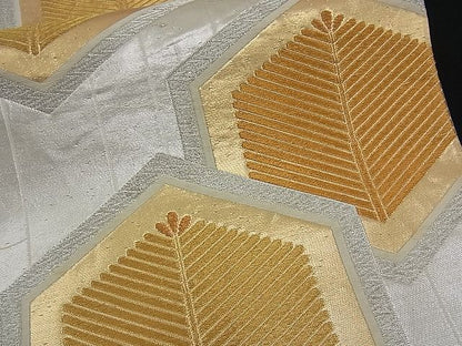 平和屋着物■六通柄袋帯 亀甲文 金銀糸 逸品 n-ck1108