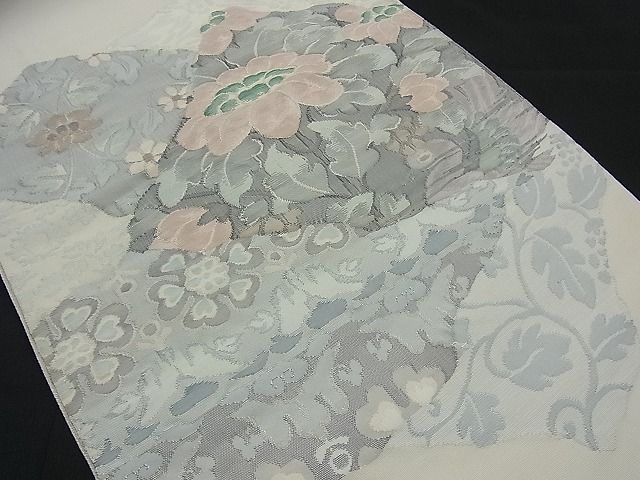 平和屋着物■六通太鼓柄袋帯 切嵌花鳥文 逸品 n-ck1202
