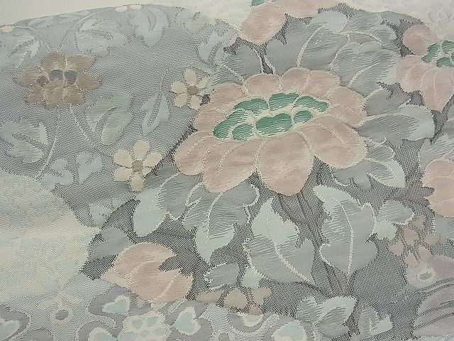 平和屋着物■六通太鼓柄袋帯 切嵌花鳥文 逸品 n-ck1202