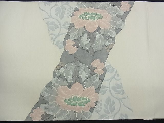 平和屋着物■六通太鼓柄袋帯 切嵌花鳥文 逸品 n-ck1202