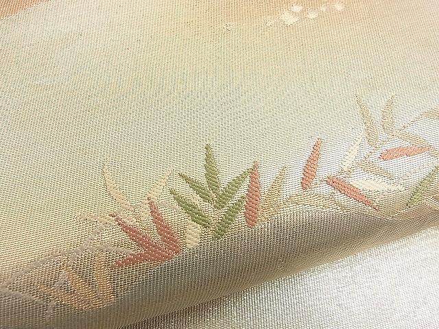 平和屋着物■六通柄袋帯 道長霞雪芝文 金銀糸 逸品 n-cm0110