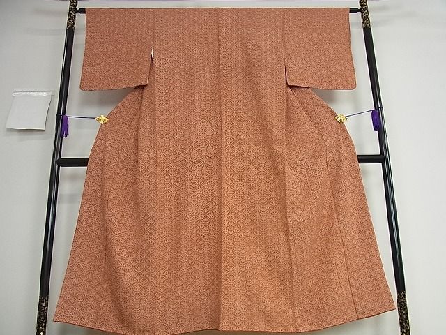 平和屋着物■付下げ　青海波文　逸品　cm1651