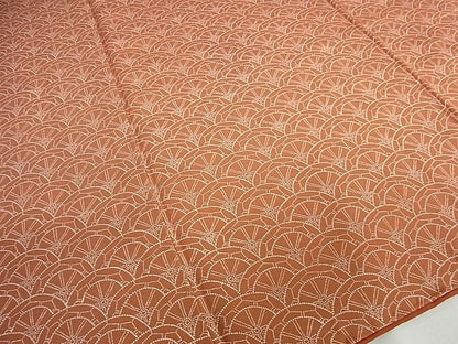 平和屋着物■付下げ　青海波文　逸品　cm1651
