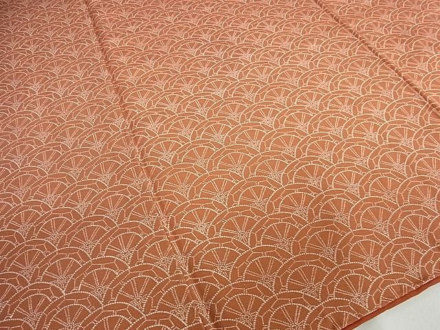 平和屋着物■付下げ　青海波文　逸品　cm1651