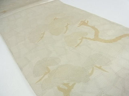 平和屋着物■両面六通柄袋帯 枝松文 逸品 cm2415