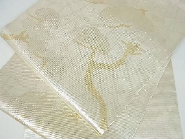 平和屋着物■両面六通柄袋帯 枝松文 逸品 cm2415