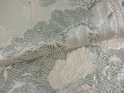 平和屋着物■六通太鼓柄袋帯 王朝飾花鳥園図 銀糸 逸品 cm2463
