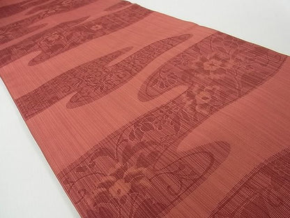 平和屋着物■六通柄 本袋帯 古吟 霞文 逸品 cm2507