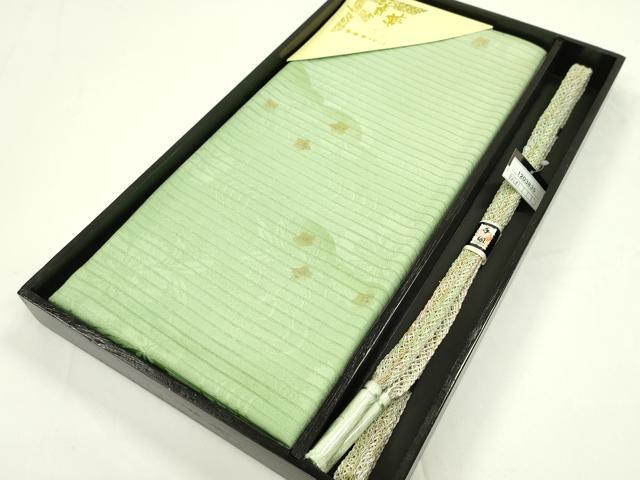 平和屋本店■夏物　和装小物　帯締め・帯揚げセット　逸品　未使用　CXAA0332s5