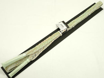 平和屋本店■夏物　和装小物　帯締め・帯揚げセット　逸品　未使用　CXAA0332s5
