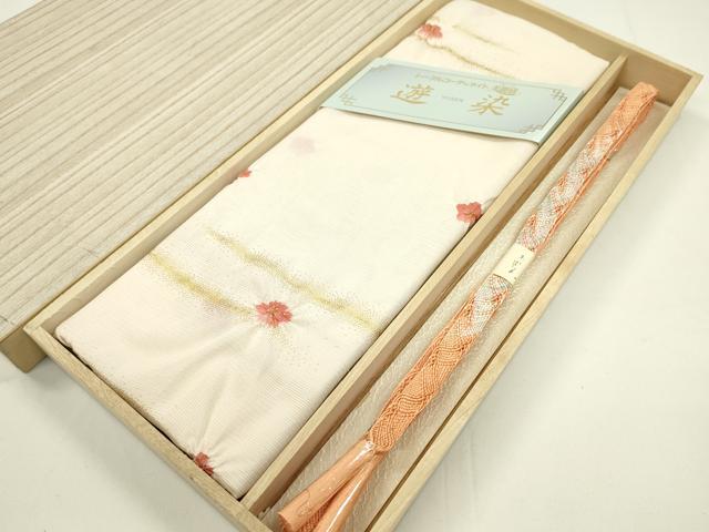 平和屋本店■夏物　和装小物　帯締め・帯揚げセット　逸品　未使用　CXAA0335s5