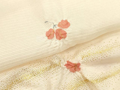 平和屋本店■夏物　和装小物　帯締め・帯揚げセット　逸品　未使用　CXAA0335s5