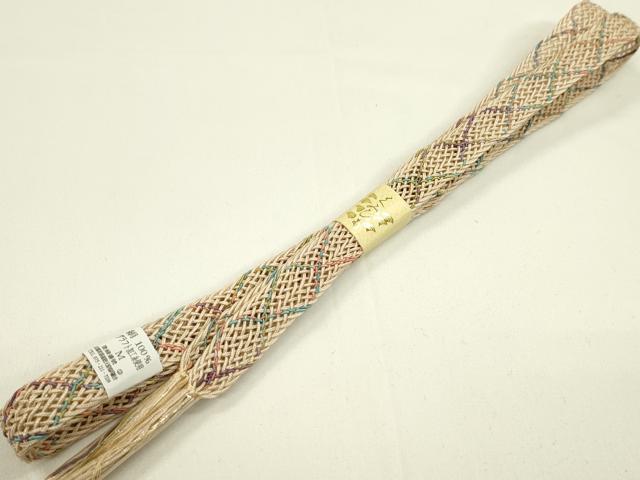 平和屋本店■夏物　和装小物　帯締め・帯揚げセット　逸品　未使用　CXAA0336s5