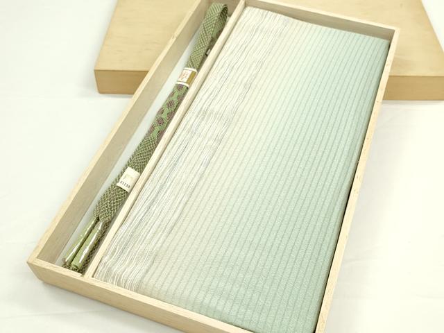平和屋本店■夏物　和装小物　帯締め・帯揚げセット　逸品　未使用　CXAA0341s5
