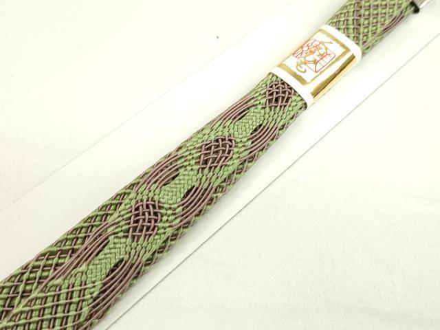 平和屋本店■夏物　和装小物　帯締め・帯揚げセット　逸品　未使用　CXAA0341s5