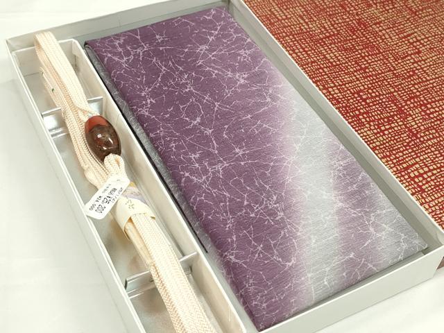 平和屋本店■和装小物　帯締め・帯揚げセット　京組み紐　天然石　逸品　未使用　CXAA0345s5