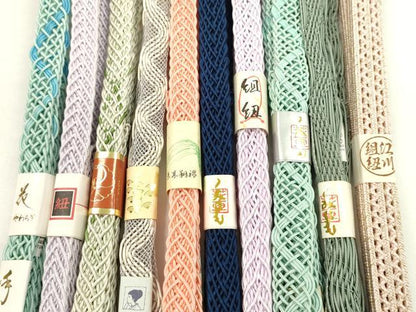 平和屋本店■夏物　和装小物　帯締め10本セット　逸品　未使用　CXAA0349s5