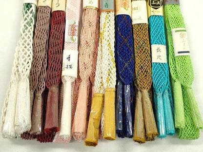 平和屋本店■夏物　和装小物　帯締め10本セット　逸品　未使用　CXAA0398s5