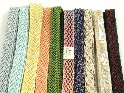 平和屋本店■夏物　和装小物　帯締め10本セット　逸品　未使用　CXAA0405s5